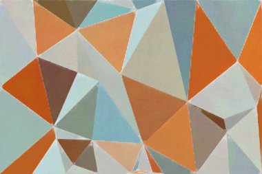 Kabataslak desenli renkli üçgenler. Arkaplan dokusu duvarı ve metin için kopyalama alanı var. Yaratıcı duvar kağıdı veya tasarım sanatı için resim.