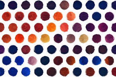 Kabataslak desenli renkli daire deseni. Arkaplan dokusu duvarı ve metin için kopyalama alanı var. Yaratıcı duvar kağıdı veya tasarım sanatı için resim.