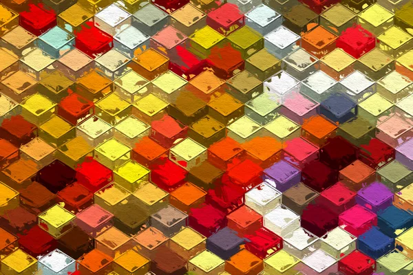 Geometrisk Farverigt Mønster Med Tekstur Baggrund Baggrund Tekstur Væg Har - Stock-foto