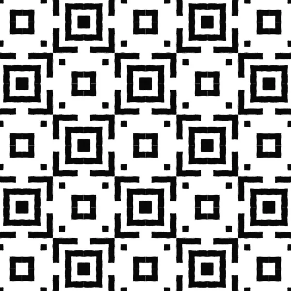 Черно Белый Геометрический Узор Грубым Текстурным Фоном Настенная Текстура Фона — стоковое фото