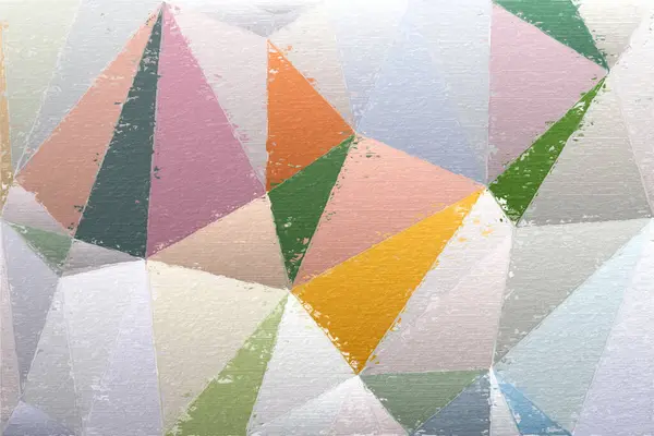 Patrón Triángulos Coloridos Con Fondo Textura Áspera Pared Textura Fondo Imagen De Stock