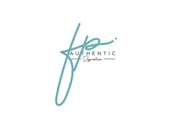 Firma Logo Plantilla Vector — Archivo Imágenes Vectoriales