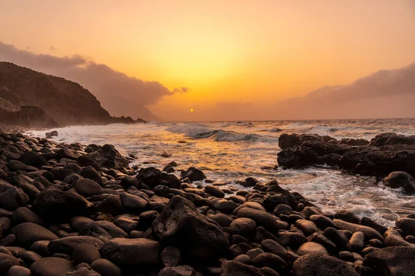 Hierro Island Canary Islands Landscape Stones Next Charco Azul Spring — Stock Photo, Image