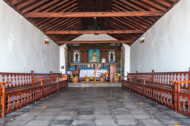 El Hierro, Kanarya Adaları 'ndaki Virgen de los Reyes' in Hermitage 'ı.