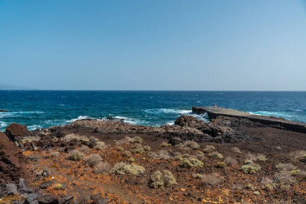 Krásné Pobřeží Muelle Orchilla Jihozápadním Pobřeží Hierro Kanárské Ostrovy — Stock fotografie