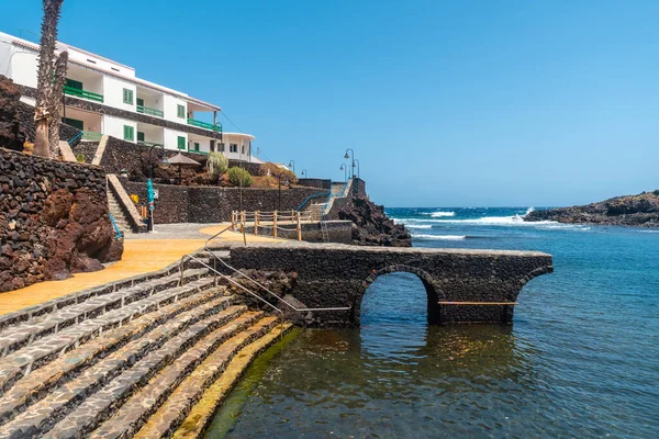 Paseo Marítimo Pueblo Tamaduste Isla Hierro Islas Canarias España — Foto de Stock