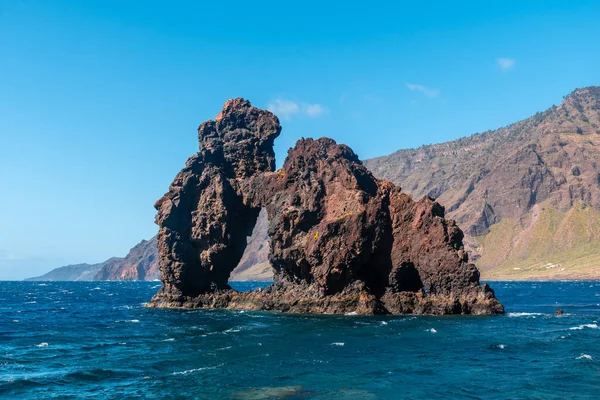 Roque Bonanza Zátoce Las Playas Ostrově Hierro Kanárské Ostrovy Španělsko — Stock fotografie
