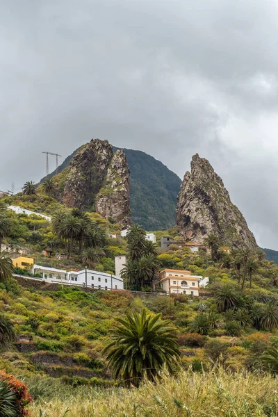 Beau Paysage Dans Village Hermigua Nord Gomera Îles Canaries — Photo