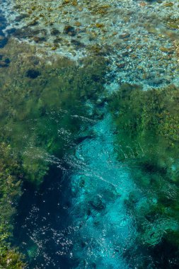  Mavi Gözün 50 metre derinliğinde veya Suriye i kalter, Arnavutluk 'un güneyindeki dağlarda görülen doğal bir olgu.