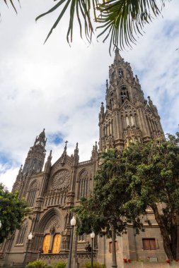 San Juan Bautista Kilisesi, Arucas Gotik Katedrali, Gran Kanaryası, İspanya.
