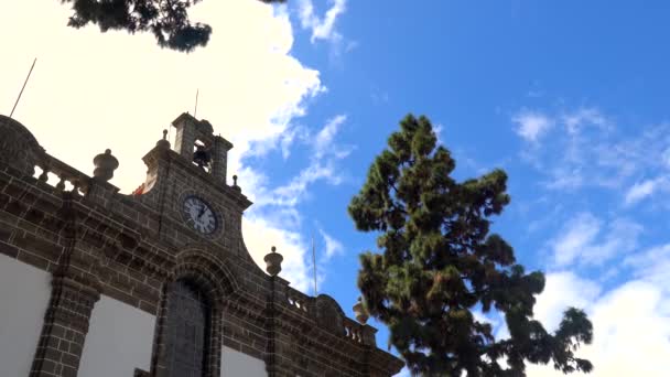 Detalhe Basílica Nuestra Senora Del Pino Município Teror Gran Canaria — Vídeo de Stock