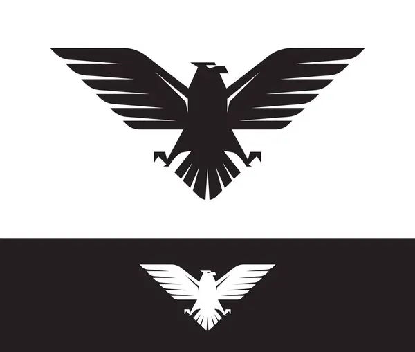 Aquila Volante Falco Logo Usa Simbolo Nazionale Libertà Forza Icona Grafiche Vettoriali