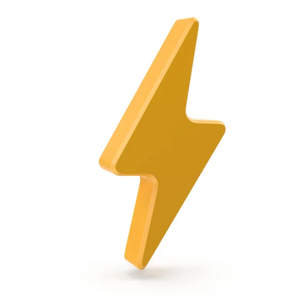 Thunder Storm Icon Esta Uma Imagem Gerada Por Computador Renderizada — Fotografia de Stock