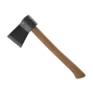 Old Axe, bu 3 boyutlu bir Bilgisayar Oluşturulmuş Resim. Beyazda İzole Edilmiş