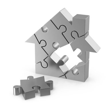 Ev yapbozu ev sahipliğinin yapı taşları