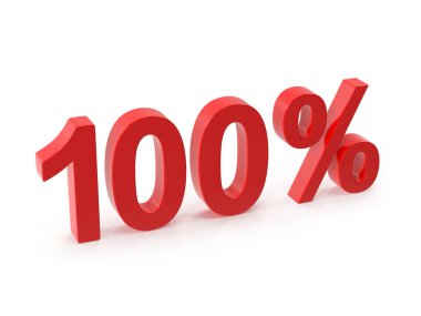 Kırmızı 3D 100 Temsilcisi