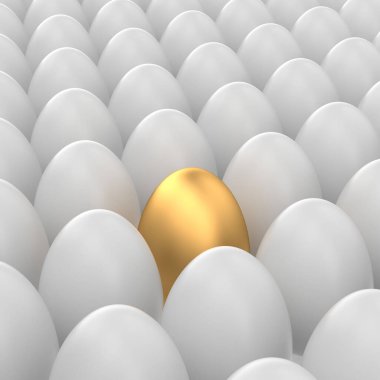 Golden Egg Amongst White Eggs Uniqueness and Stand Out