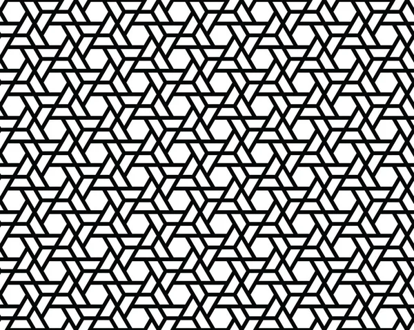 Seamless Background Black Polygonal Pattern Creative Design Templates — Stock vektor