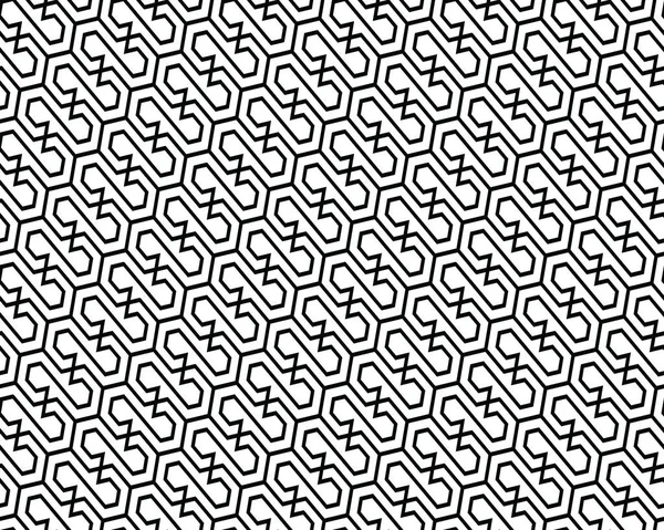 Бесшовный Фон Черного Многоугольного Рисунка Шаблоны Креативного Дизайна — стоковый вектор
