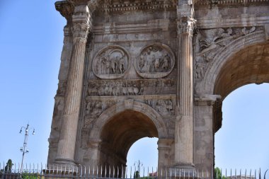 Rome, Italy, 7th June: Coliseum or Flavian Amphitheatre (Amphitheatrum Flavium or Colosseo)
