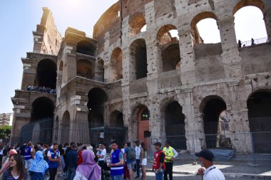 Rome, Italy, 7th June: Coliseum or Flavian Amphitheatre (Amphitheatrum Flavium or Colosseo)