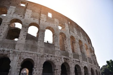 Rome, Italy, 7th June: Coliseum or Flavian Amphitheatre (Amphitheatrum Flavium or Colosseo)