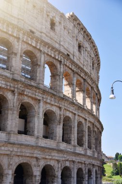 Rome, Italy, 7th June: Coliseum or Flavian Amphitheatre (Amphitheatrum Flavium or Colosseo)