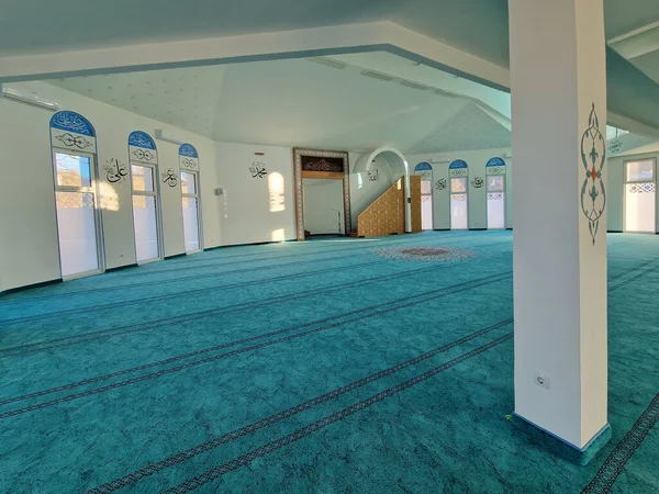 Vogosca Modernand Nova Mesquita Sarajevo Bósnia Herzegovina Interior — Fotografia de Stock