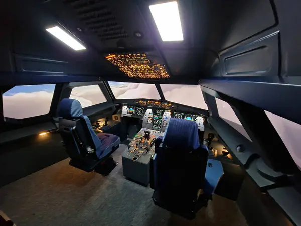Real Flight Hydraulic Simulator for the Training of the Pilots.