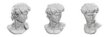 Michelangelo 'nun Davut heykelinin güzel 3D görüntüsü.