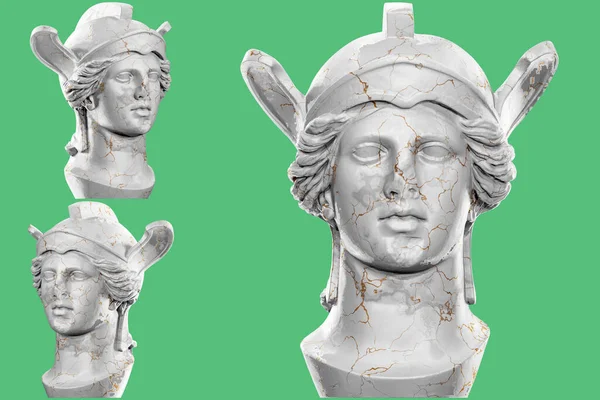 Athena Parthenos Muhteşem Heykeli Rende — Stok fotoğraf