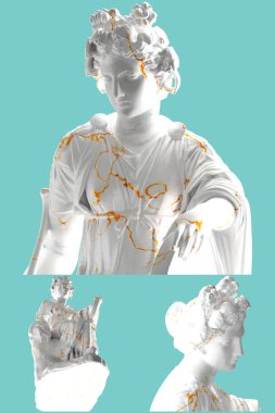 Thalia 'nın zarif 3D sunucusu, albüm kapakları, promosyonlar ve web sitesi için mükemmel.