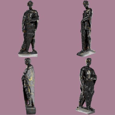 Aziz George - Rönesans Portresi Kara Mermer ve Gol 'da Baskın