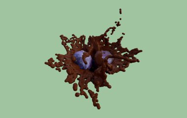 Ticari ve tasarım amacı için en iyi erik meyvesinin gerçekçi 3D yorumlaması