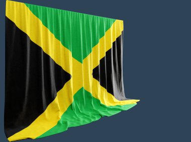 Jamaika 'nın Üç Boyutlu Bayrak Perdesi Jamaika' nın Canlı Kültürünü Kutluyor