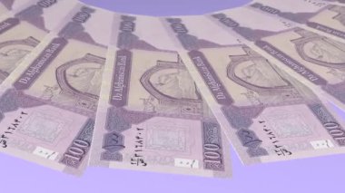 Lovely Looping Design Afganistan 'ın 100 Afgan Curency' si