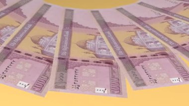 Sevimli Döngü Tasarımı Afganistan 'ın 1000 Afgan Curency' si