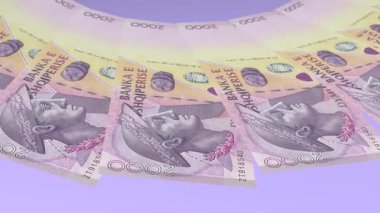 Rüya Gibi Döngü Tasarımı Arnavutluk 'un 2000 Kısıtlı Curency