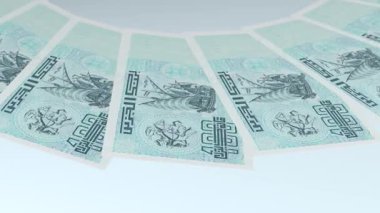 Büyüleyici Döngü Tasarımı 100 Cezayir Dinar Kuraklığı