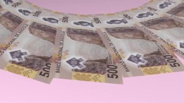 500 Angola 'nın Meleksel Döngü Tasarımı Kwanza Curency