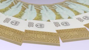 100 Angola 'nın Meleksel Döngü Tasarımı Kwanza Curency