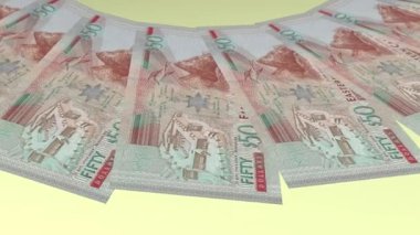 Antigua & Barbuda 'nın Büyüleyici Döngü Tasarımı 50 Dolar Curency