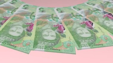 Antigua & Barbuda 'nın Büyüleyici Döngü Tasarımı 5 b Dolar Kuraklığı