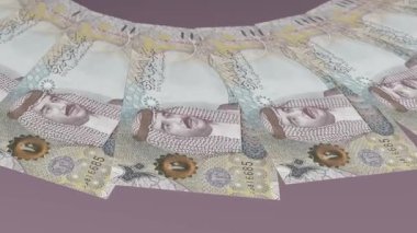 Romantik Döngü Tasarımı 20 Dinar Bahreyn BHD Curency