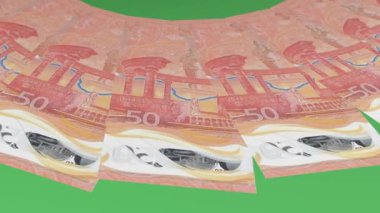 Parlak Döngü Tasarımı Barbados 'un 50 Dolarlık Curency