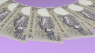 Klas Döngü Tasarımı 10 Ngultrum Bhutan Curency