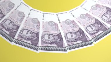 Bulgaristan 'ın Hoş Döngü Tasarımı 10 Lev Curency