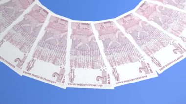 Bulgaristan 'ın Hoş Döngü Tasarımı 20 Lev Curency