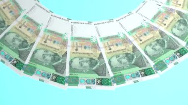 Bulgaristan 'ın Enfes Döngü Tasarımı 100 Lev Curency