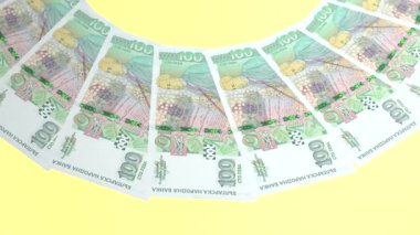 Bulgaristan 'ın Enfes Döngü Tasarımı 100 Lev Curency